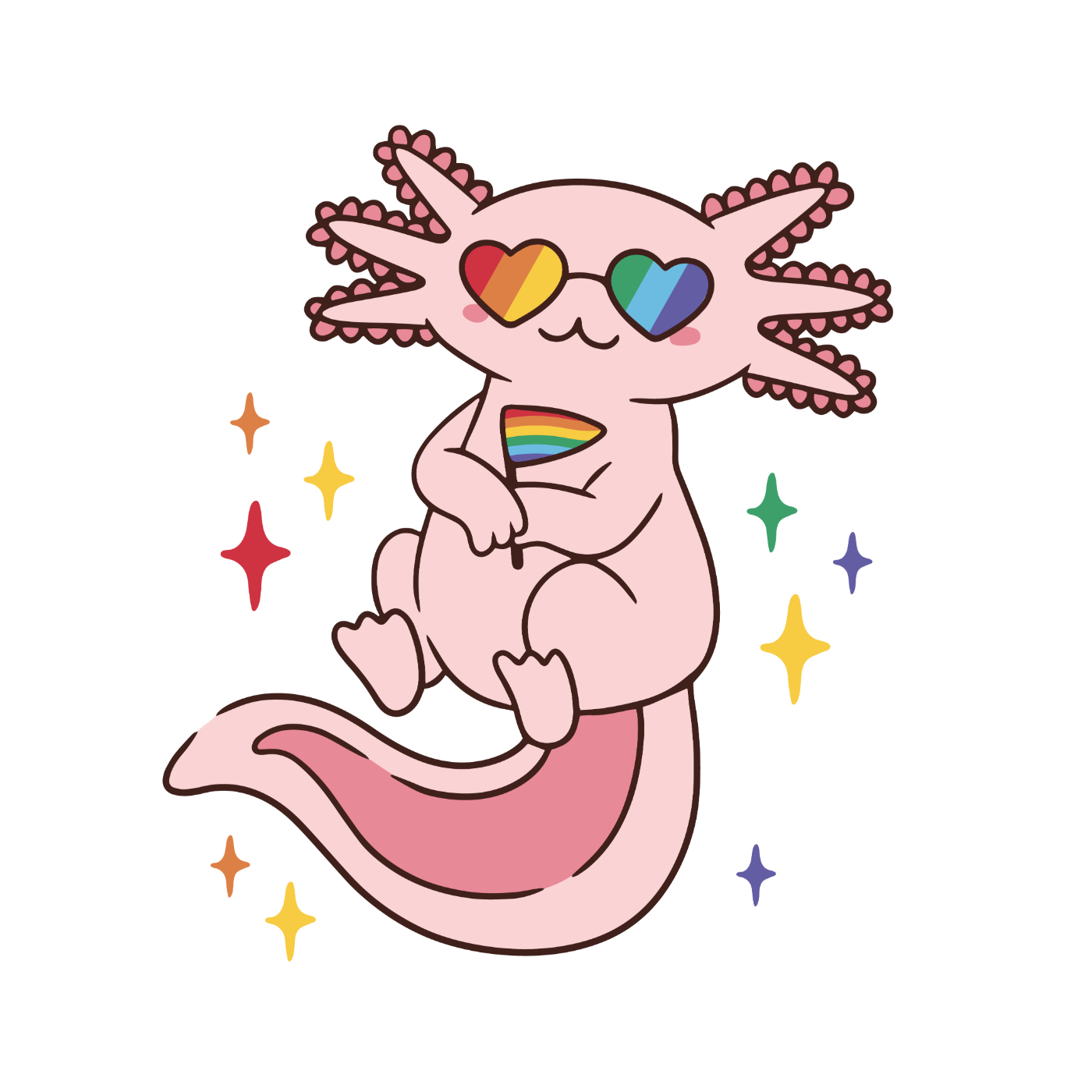Pride Axolotl