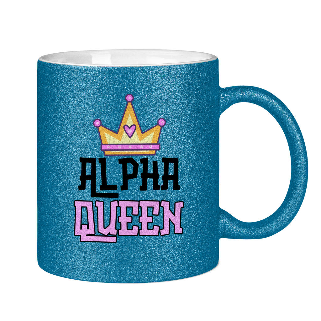 Alpha Queen Tasse (glitzern)