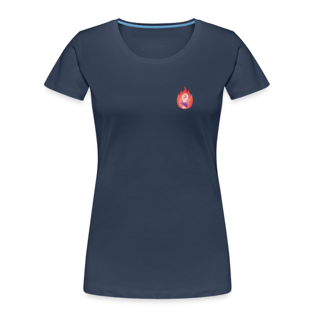 It's a Beautiful Day to Smash the Patriarchy Backprint "Frauen" T-Shirt - Navy