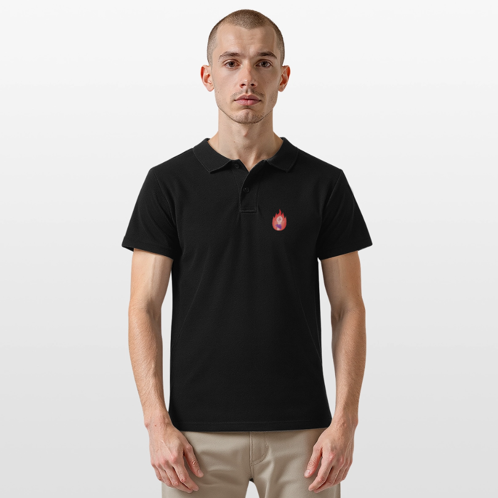 It's a Beautiful Day to Smash the Patriarchy Backprint "Männer" Polo Shirt - Schwarz