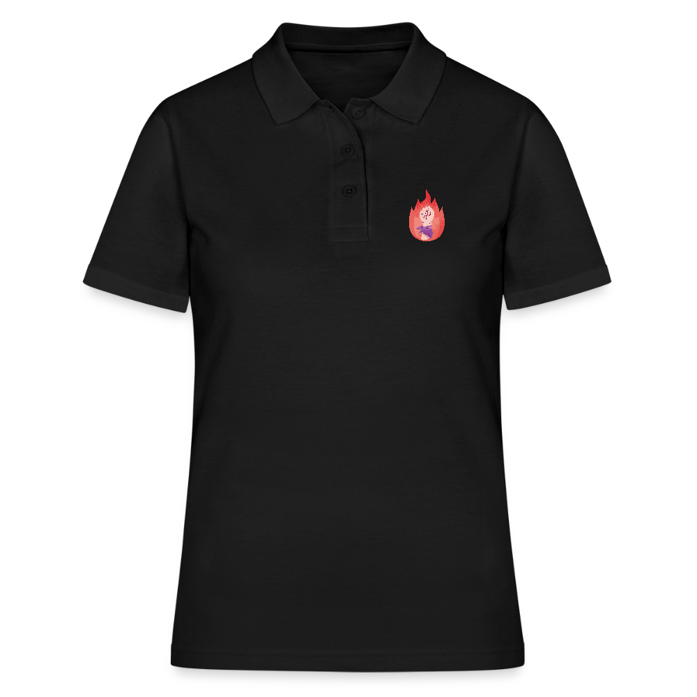 It's a Beautiful Day to Smash the Patriarchy Backprint "Frauen" Polo Shirt - Schwarz