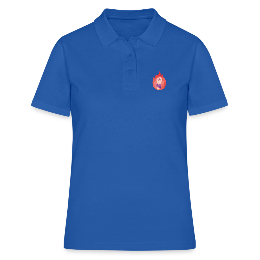 It's a Beautiful Day to Smash the Patriarchy Backprint "Frauen" Polo Shirt - Royalblau