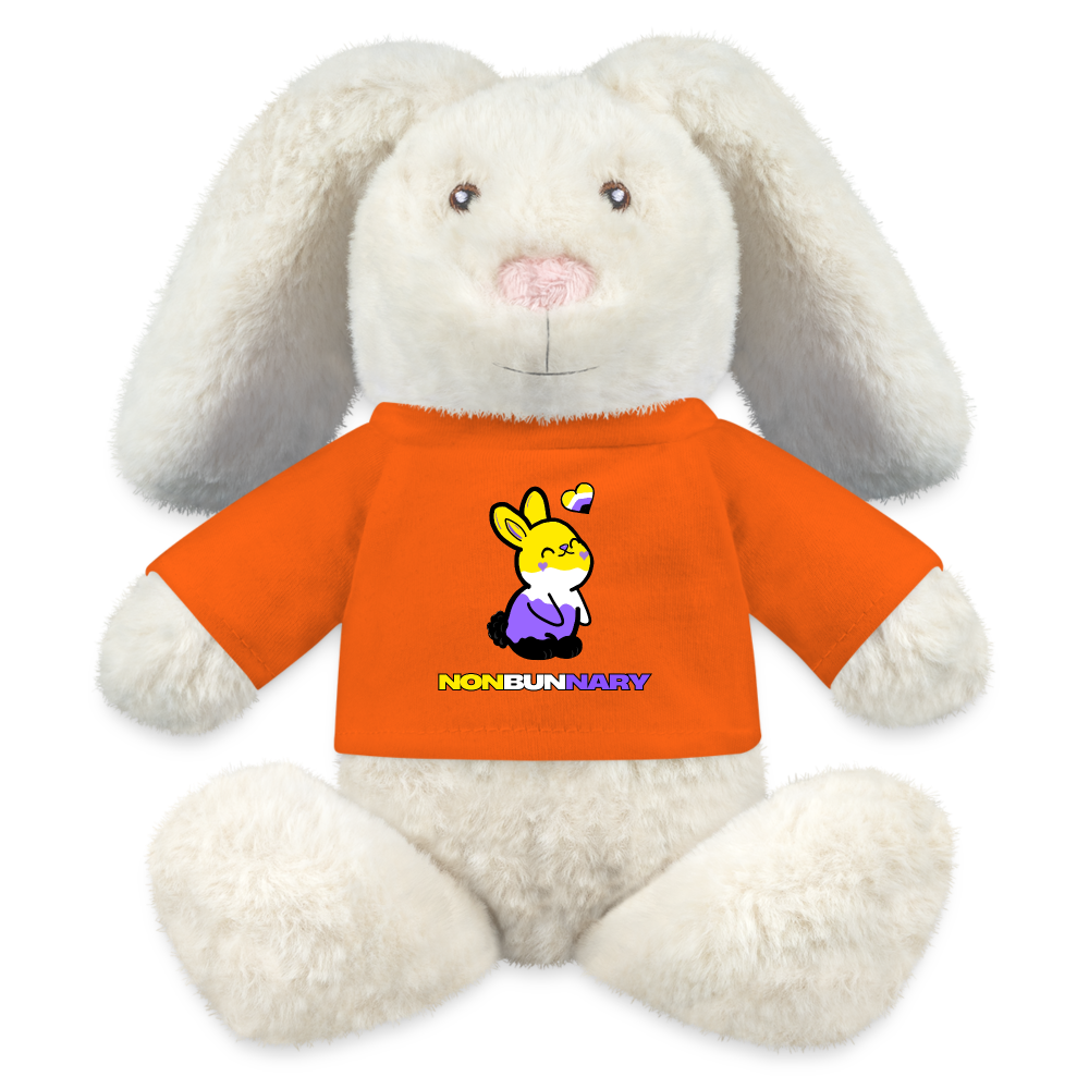 Nonbunnary Kuscheltier Hase - Goldorange