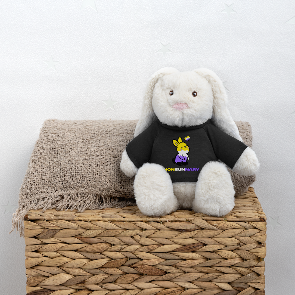 Nonbunnary Kuscheltier Hase - Schwarz