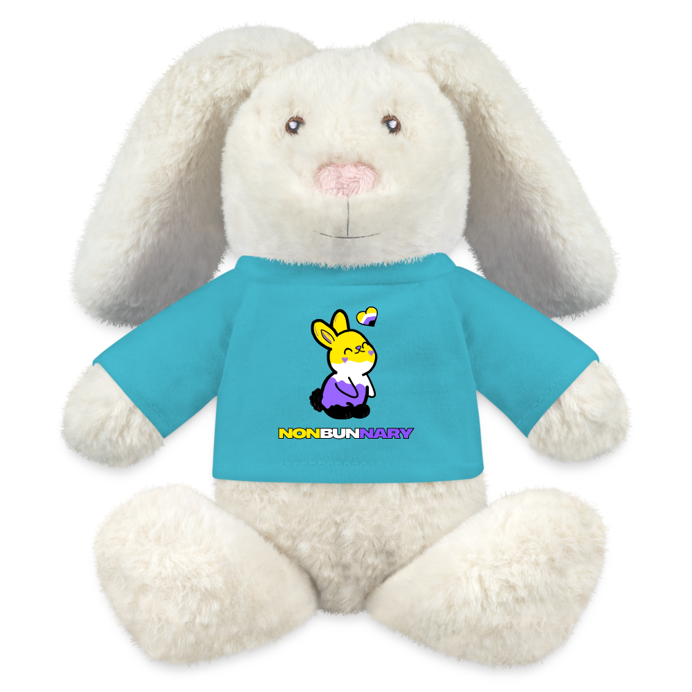 Nonbunnary Kuscheltier Hase - Atollblau