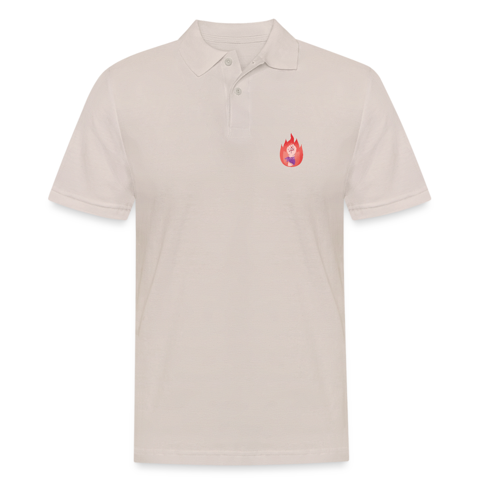 It's a Beautiful Day to Smash the Patriarchy Backprint "Männer" Polo Shirt - Beige