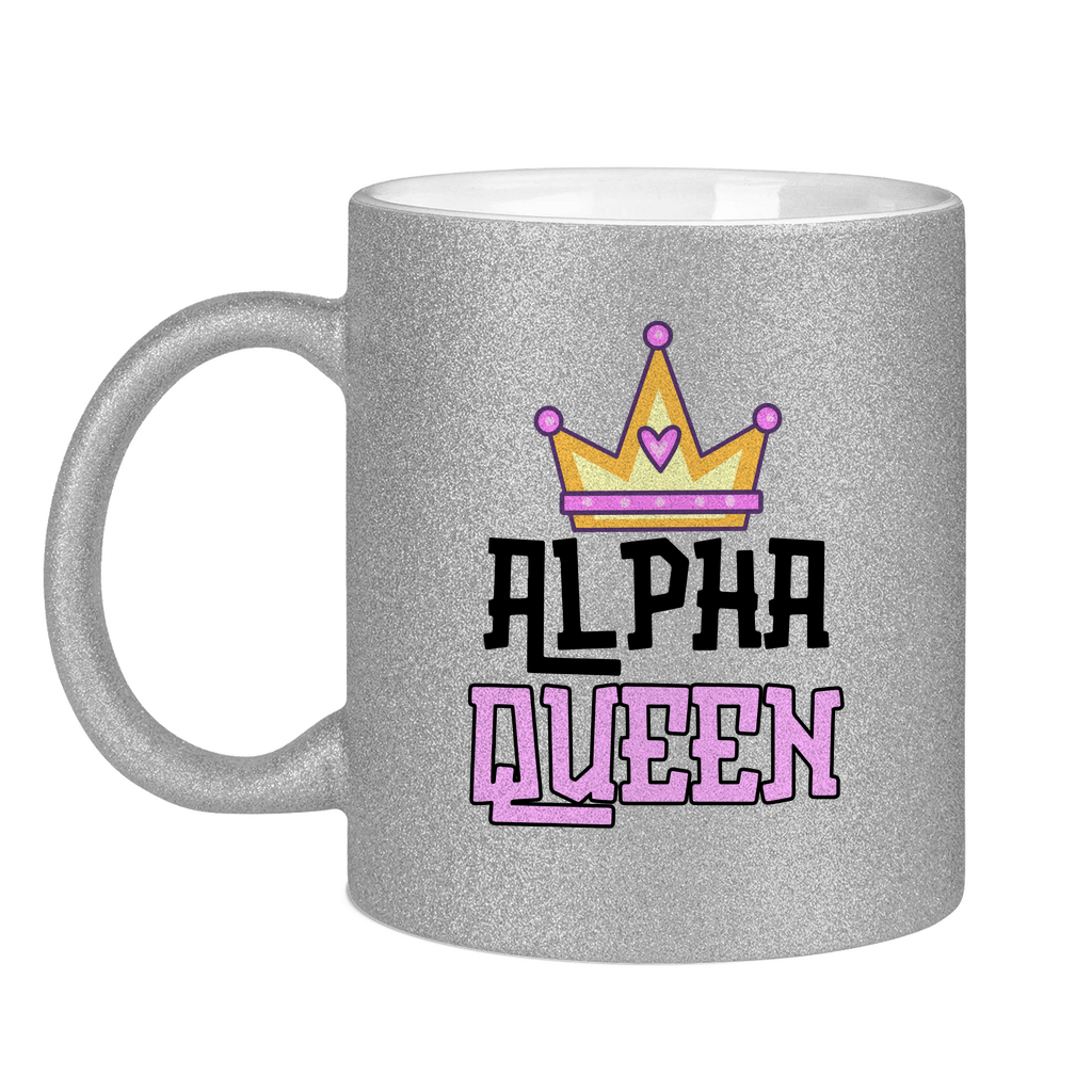 Alpha Queen Tasse (glitzern)