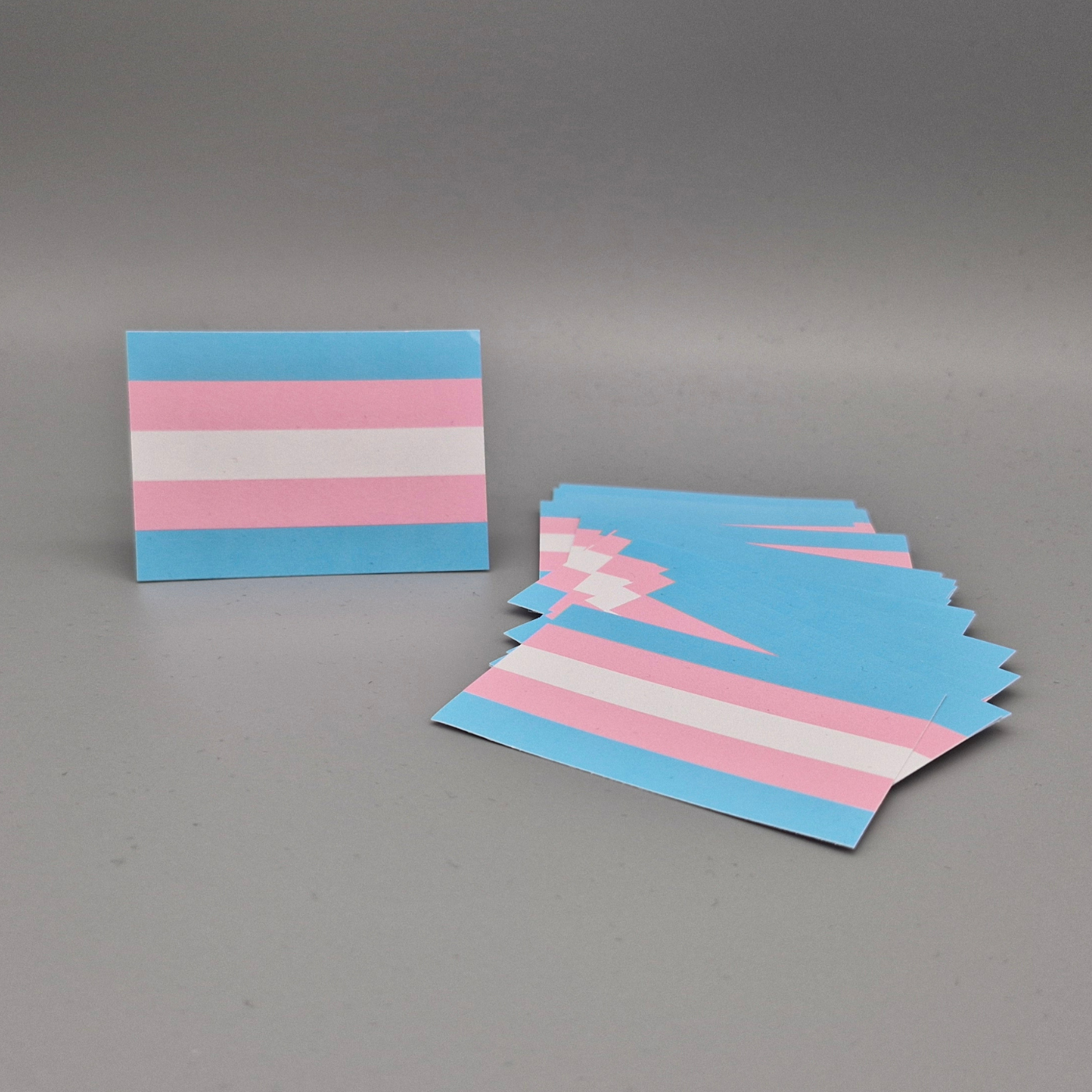 Trans Pride Flag Sticker, 30 Stück