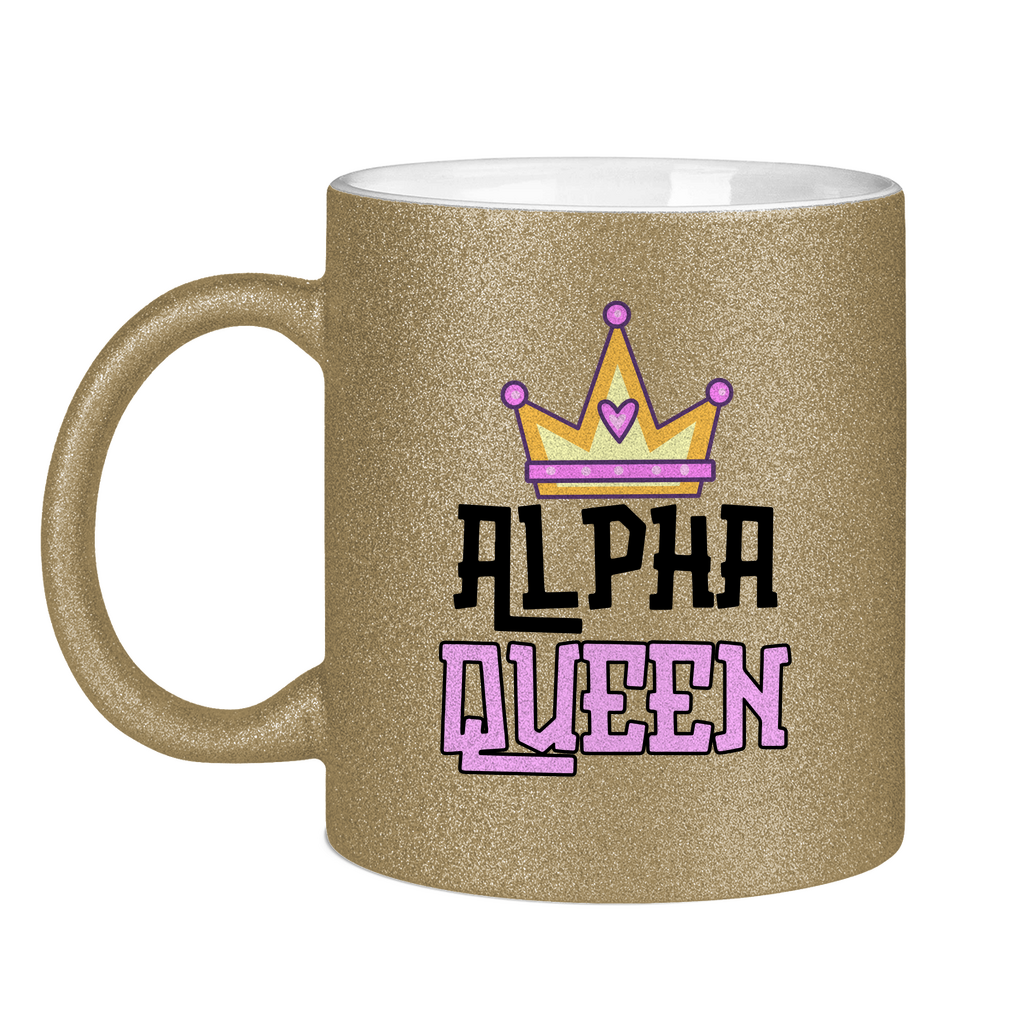 Alpha Queen Tasse (glitzern)