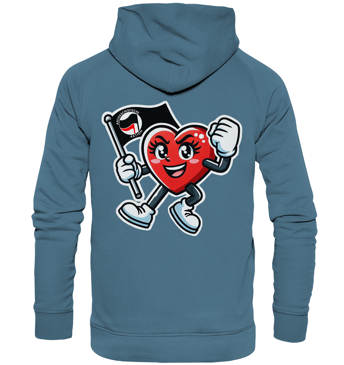 Nach der Ampel Links Backprint Hoodie