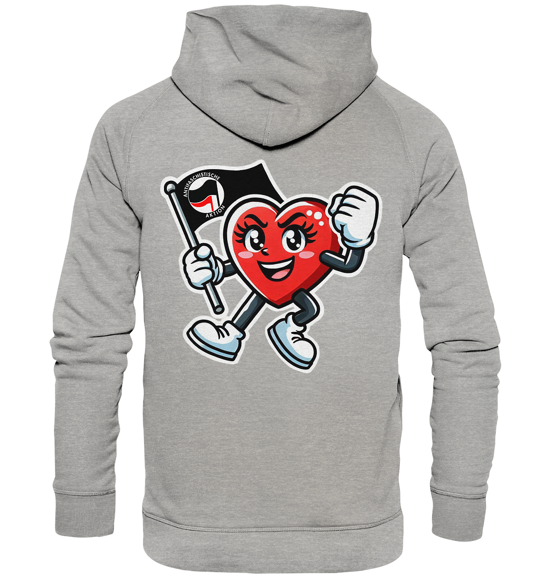 Nach der Ampel Links Backprint Hoodie