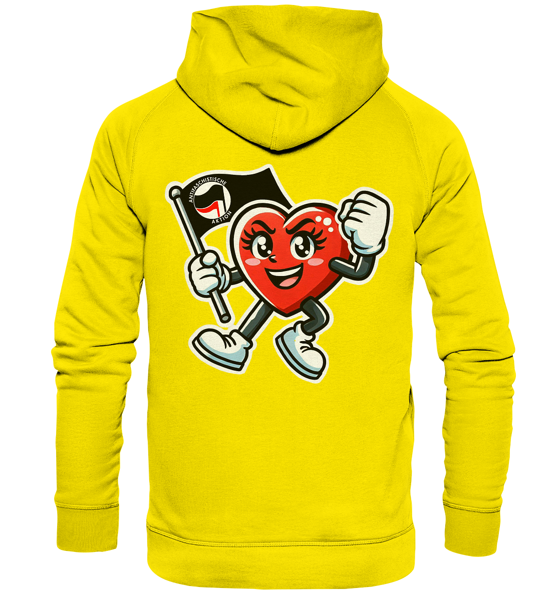 Nach der Ampel Links Backprint Hoodie