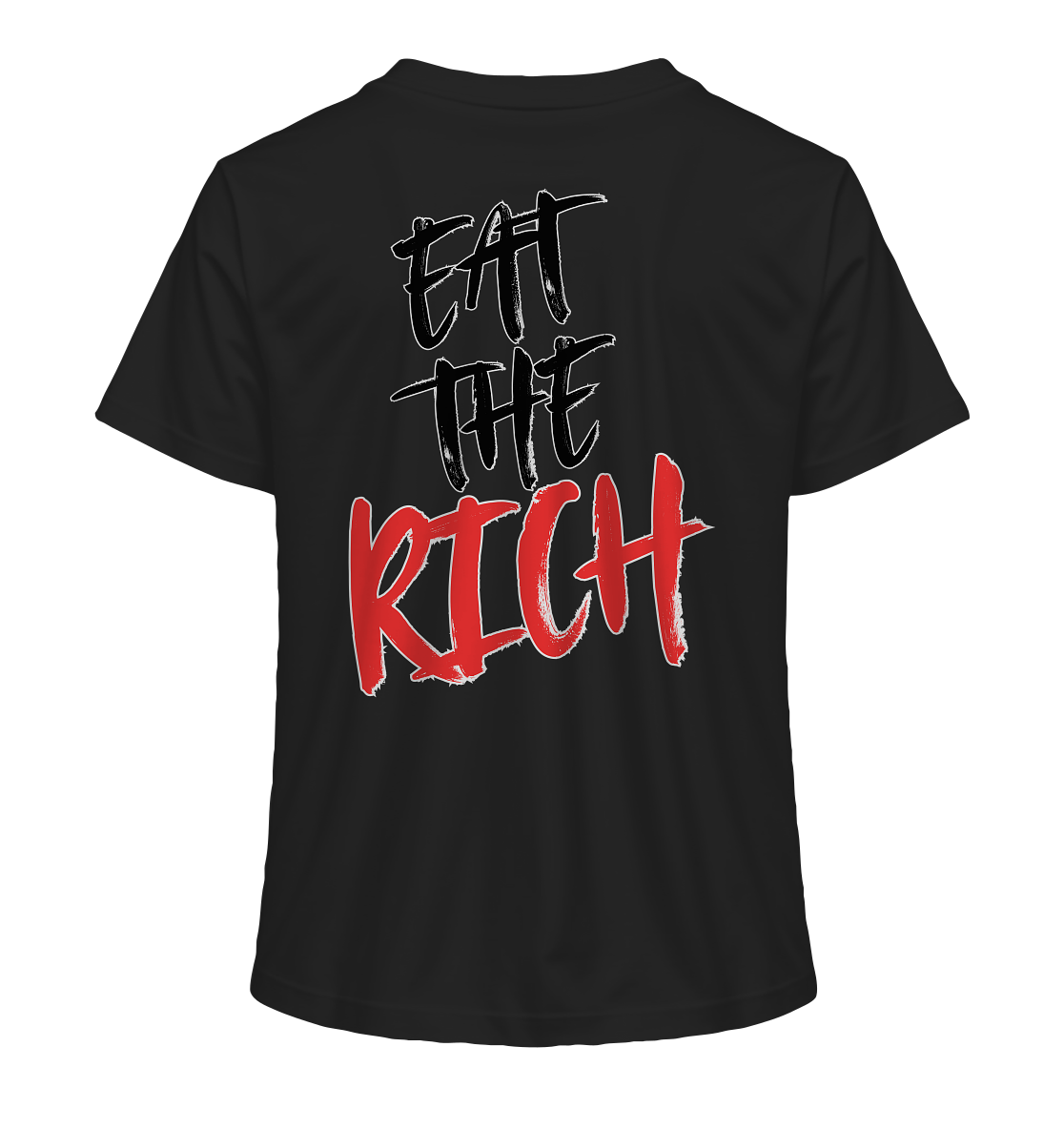 Eat the Rich "Skull Edition" Backprint - Ladies Organic Shirt