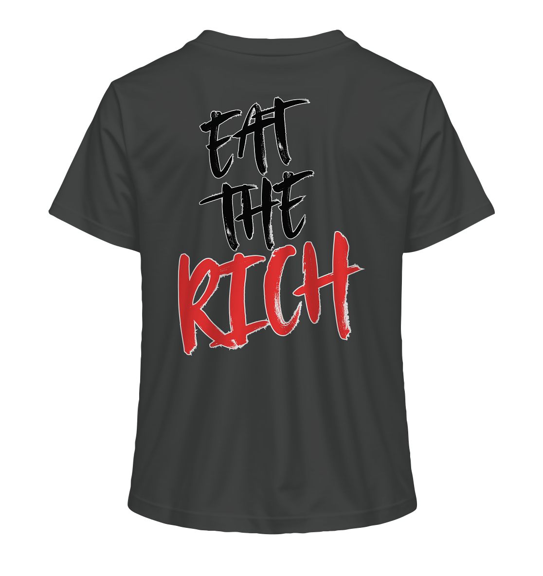 Eat the Rich "Skull Edition" Backprint - Ladies Organic Shirt