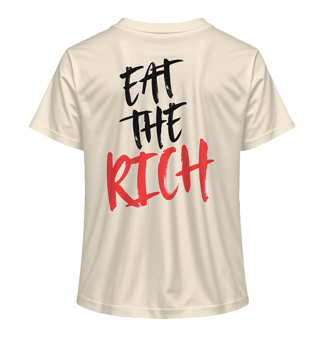 Eat the Rich "Skull Edition" Backprint - Ladies Organic Shirt