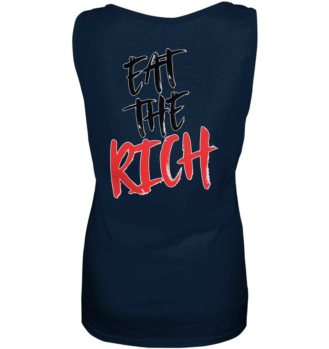 Eat the Rich "Skull Edition" Backprint - Ladies Tank-Top