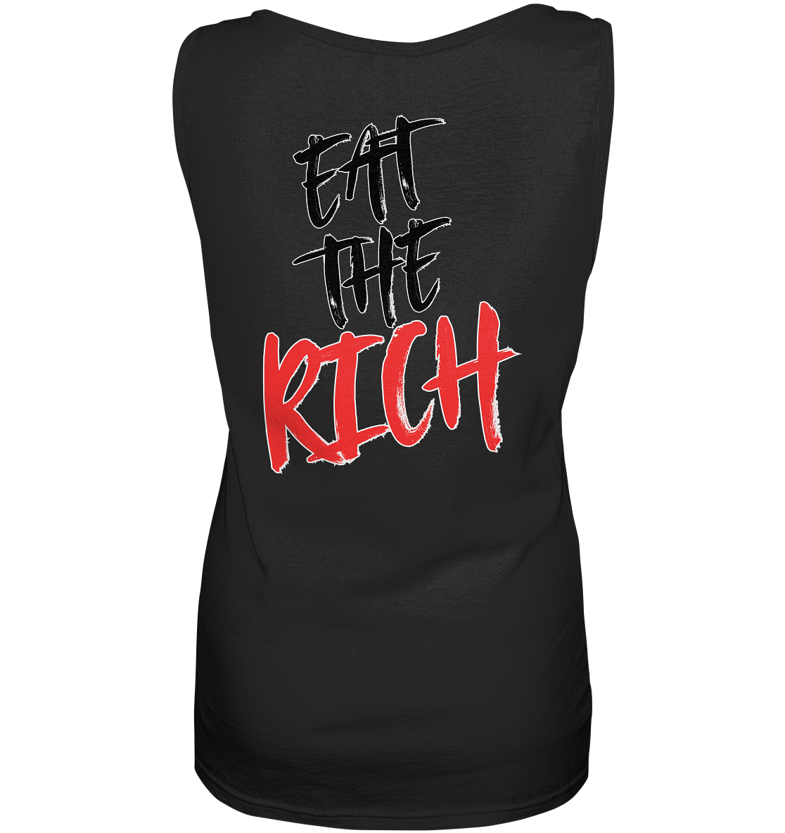 Eat the Rich "Skull Edition" Backprint - Ladies Tank-Top