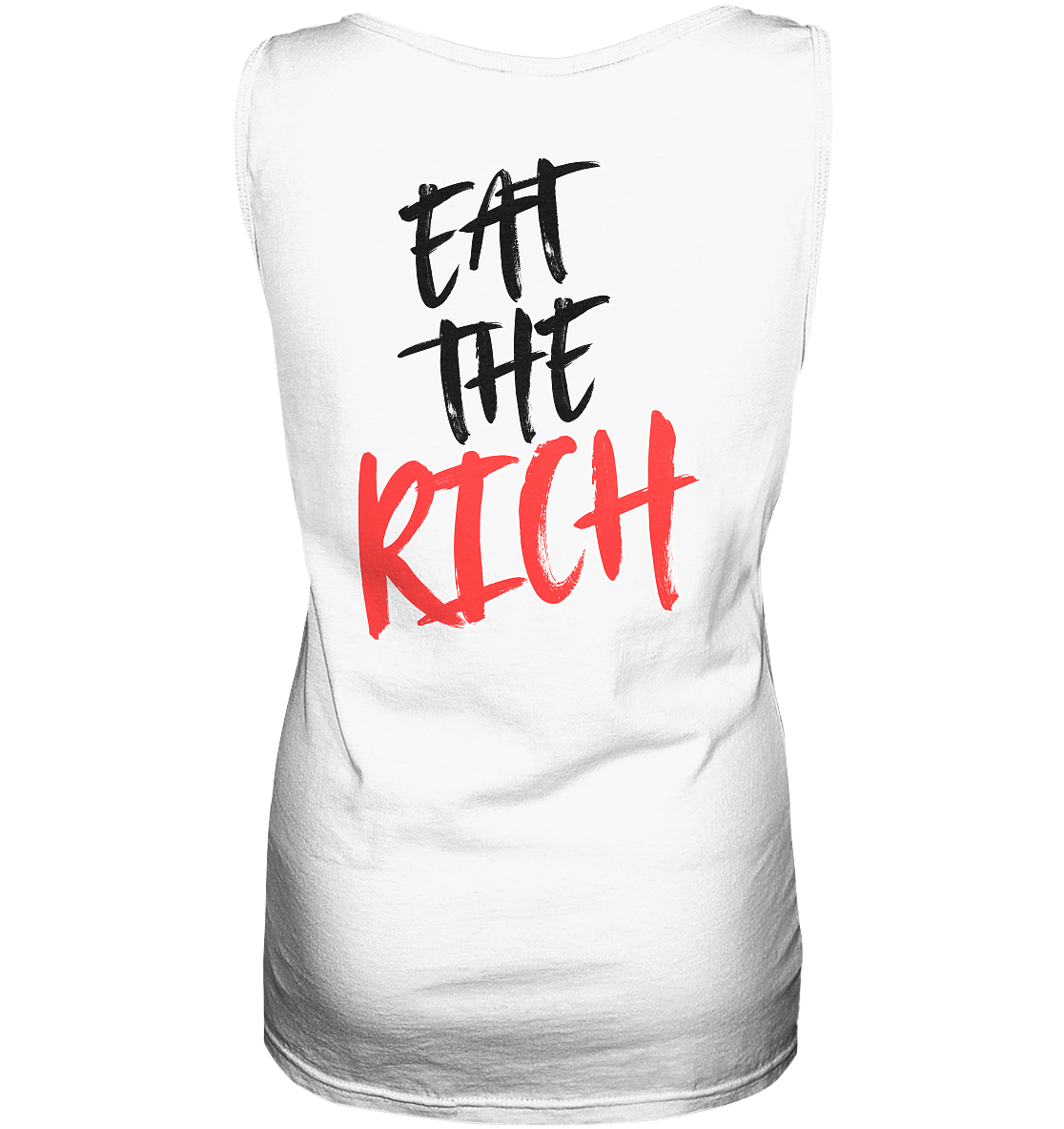 Eat the Rich "Skull Edition" Backprint - Ladies Tank-Top