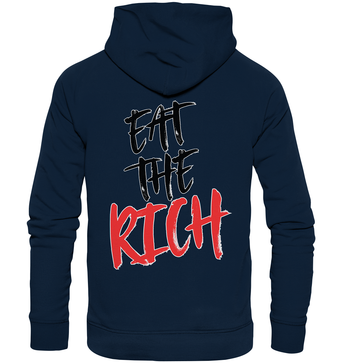 Eat the Rich "Skull Edition" Backprint - Organic Hoodie