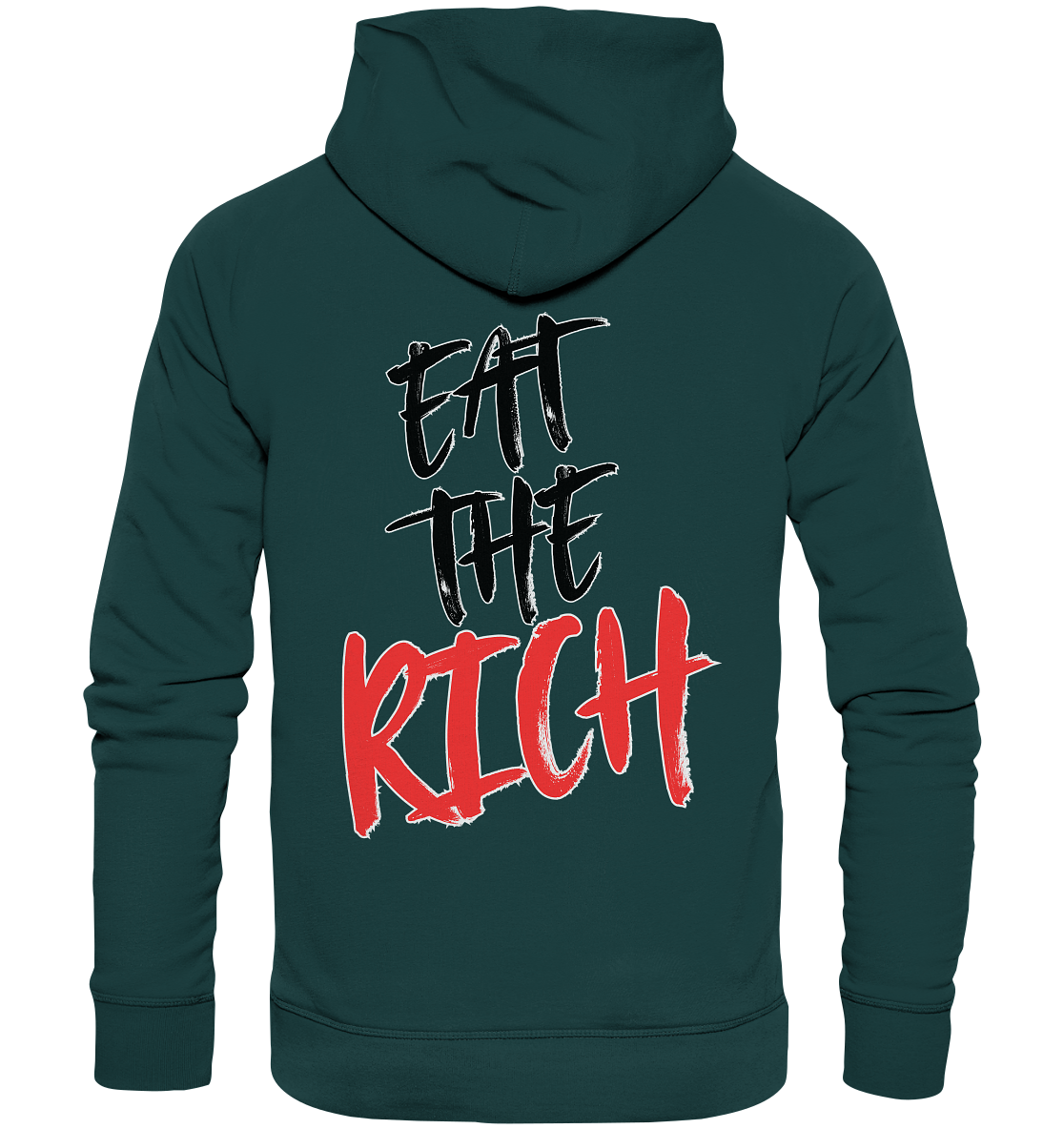 Eat the Rich "Skull Edition" Backprint - Organic Hoodie