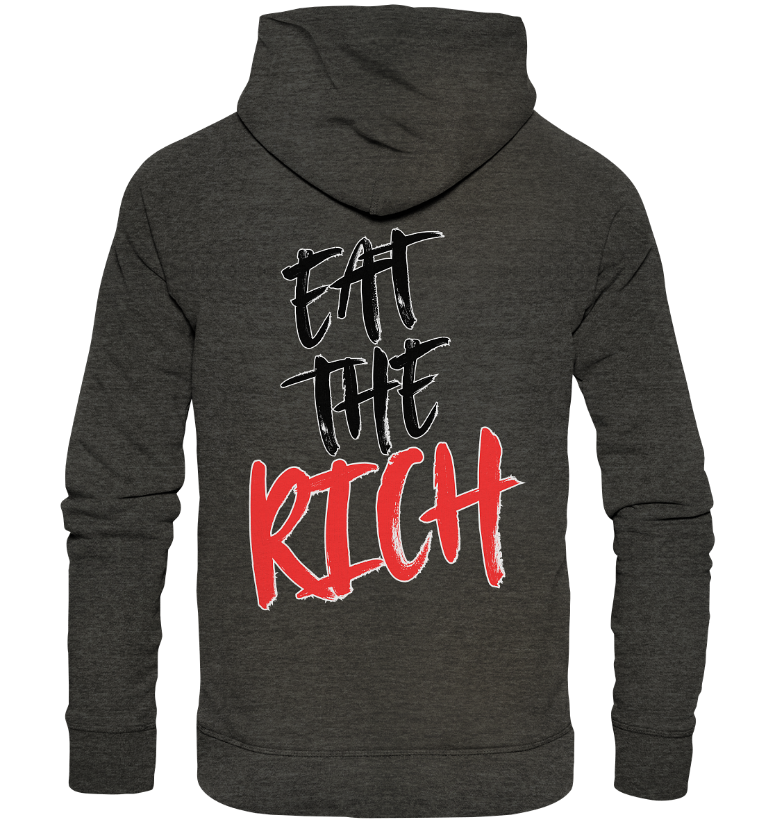 Eat the Rich "Skull Edition" Backprint - Organic Hoodie