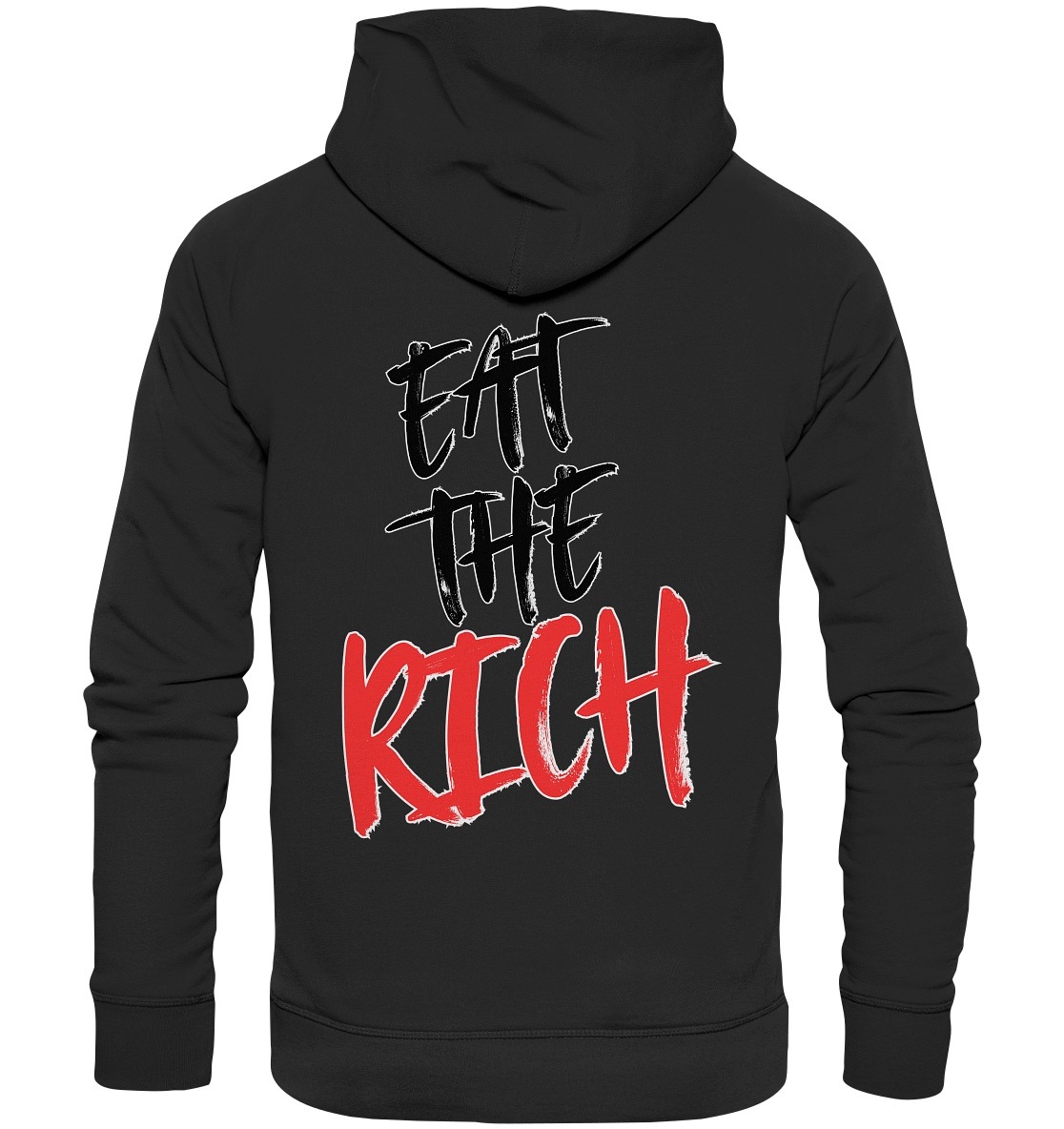 Eat the Rich "Skull Edition" Backprint - Organic Hoodie