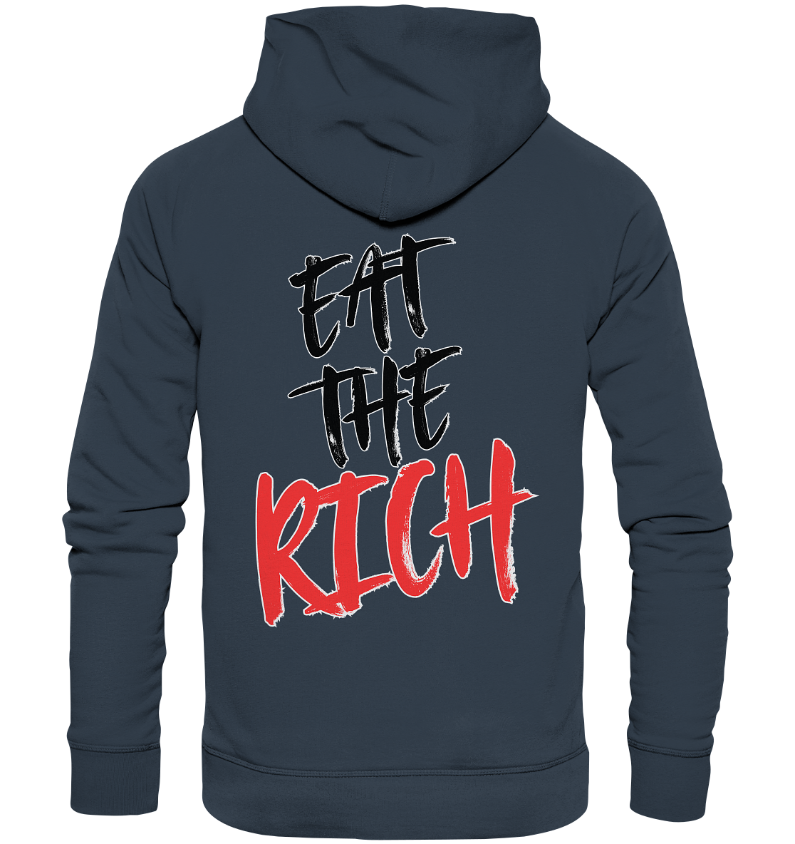 Eat the Rich "Skull Edition" Backprint - Organic Hoodie