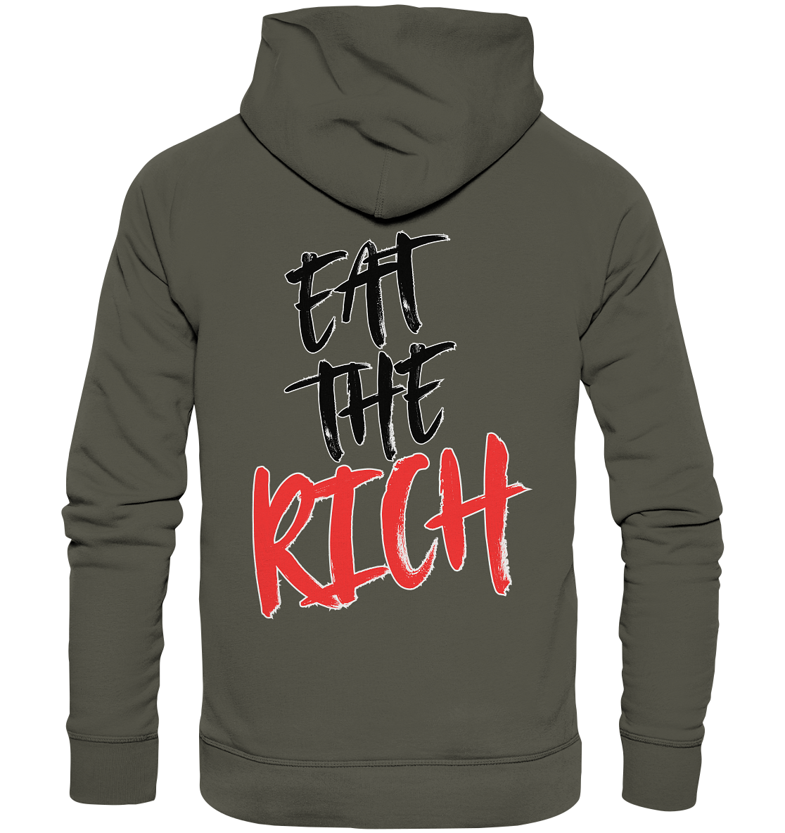 Eat the Rich "Skull Edition" Backprint - Organic Hoodie