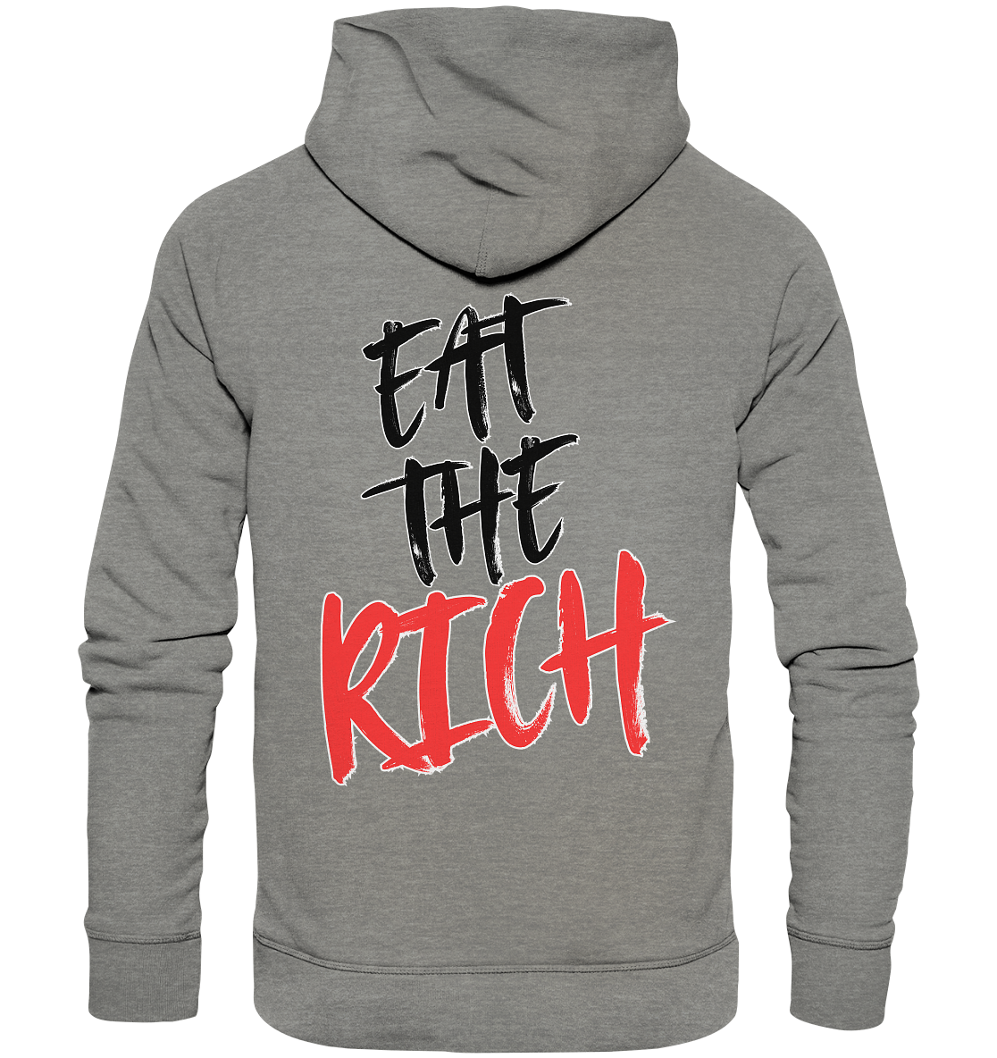 Eat the Rich "Skull Edition" Backprint - Organic Hoodie