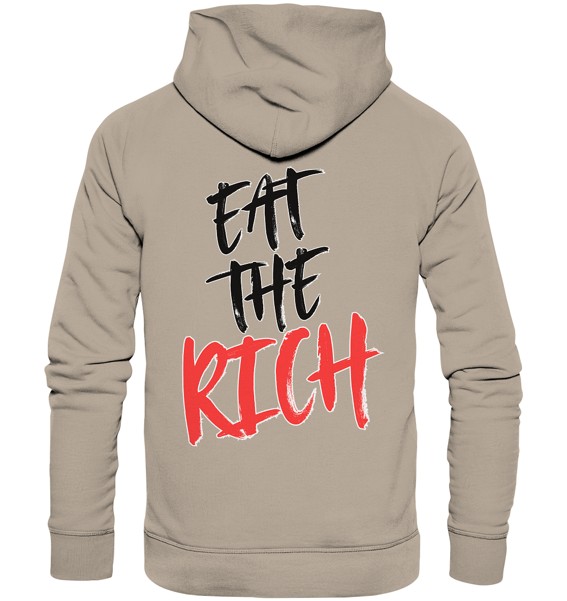 Eat the Rich "Skull Edition" Backprint - Organic Hoodie