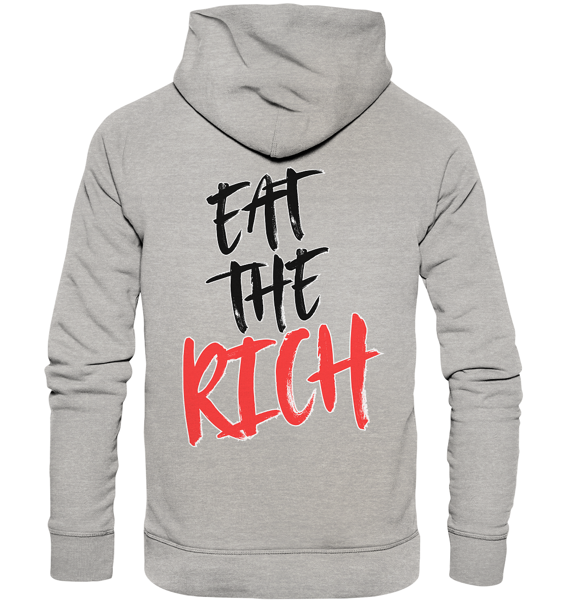 Eat the Rich "Skull Edition" Backprint - Organic Hoodie