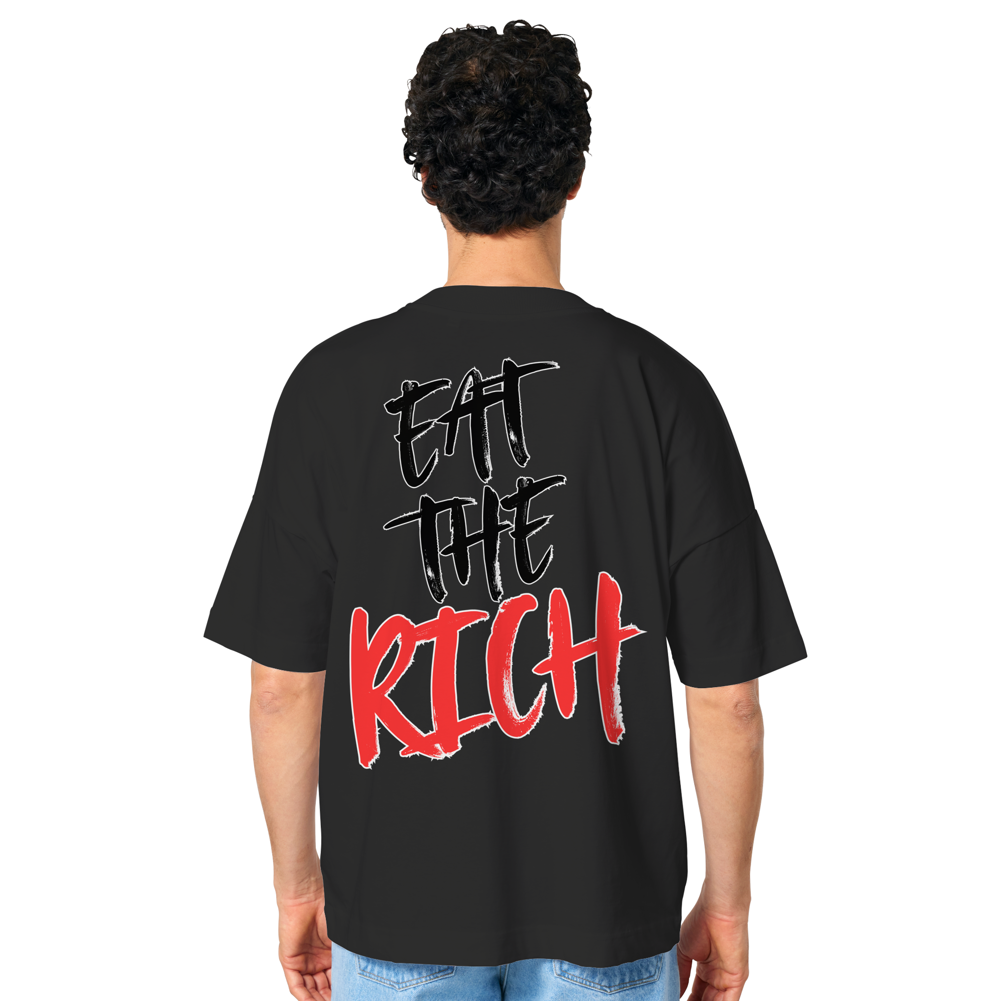 Eat the Rich "Skull Edition" Backprint - Oversize Shirt