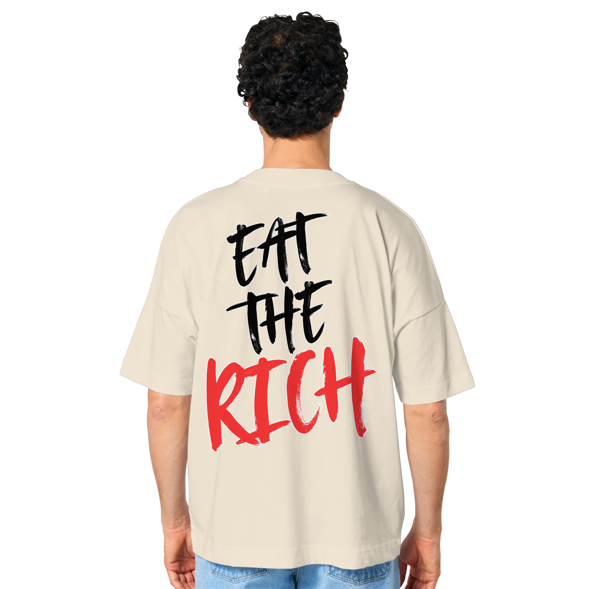 Eat the Rich "Skull Edition" Backprint - Oversize Shirt