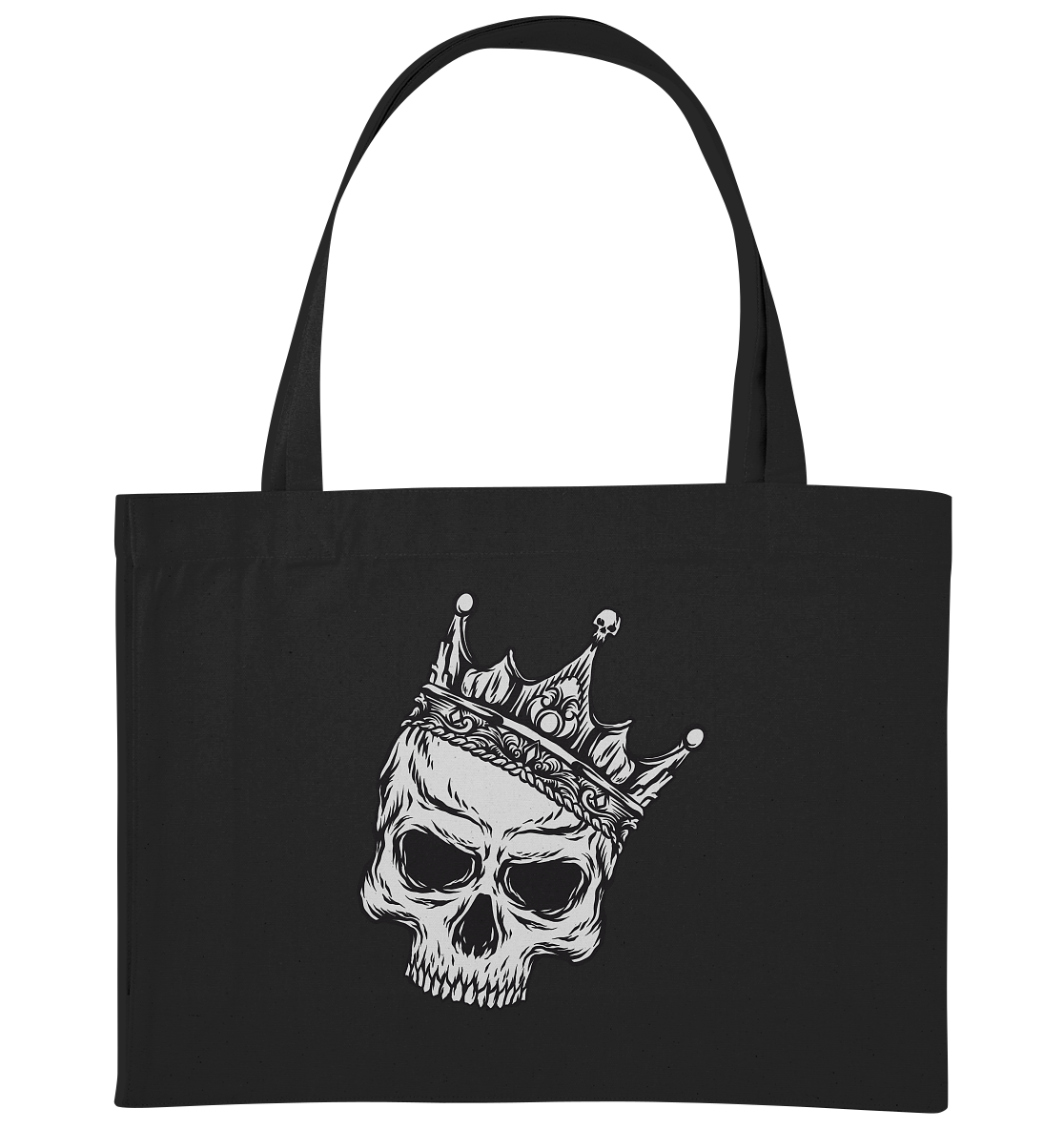 Eat the Rich "Skull Edition" Backprint - Organic Shopping-Bag