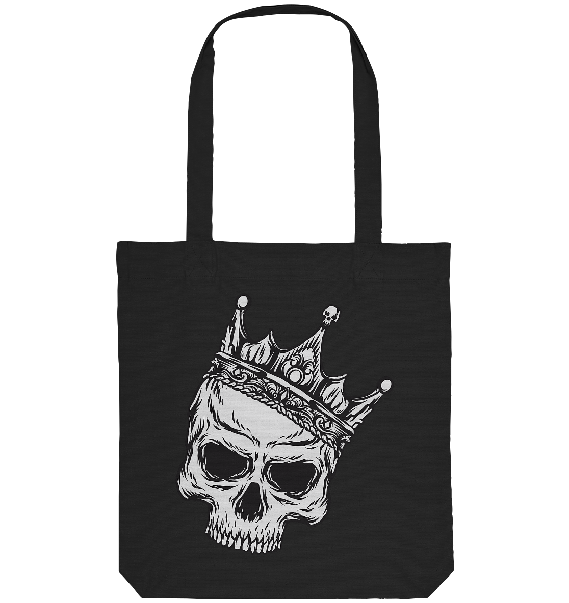 Eat the Rich "Skull Edition" Backprint - Organic Tote-Bag