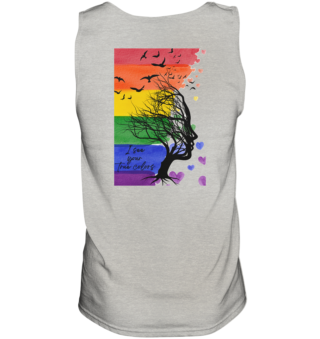 I see your True colors “Männer” Tank-Top Backprint