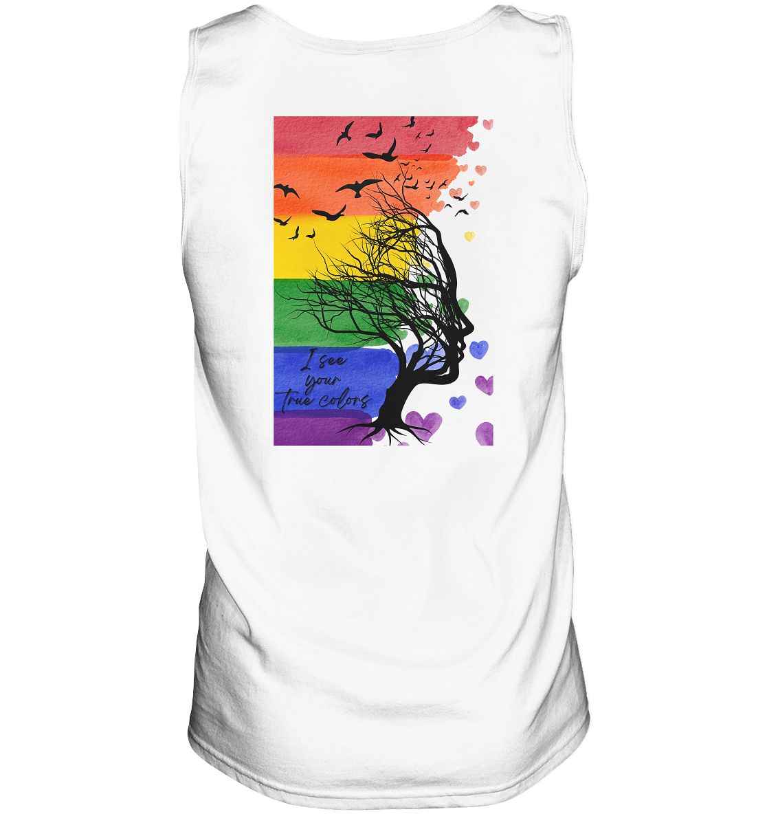 I see your True colors “Männer” Tank-Top Backprint