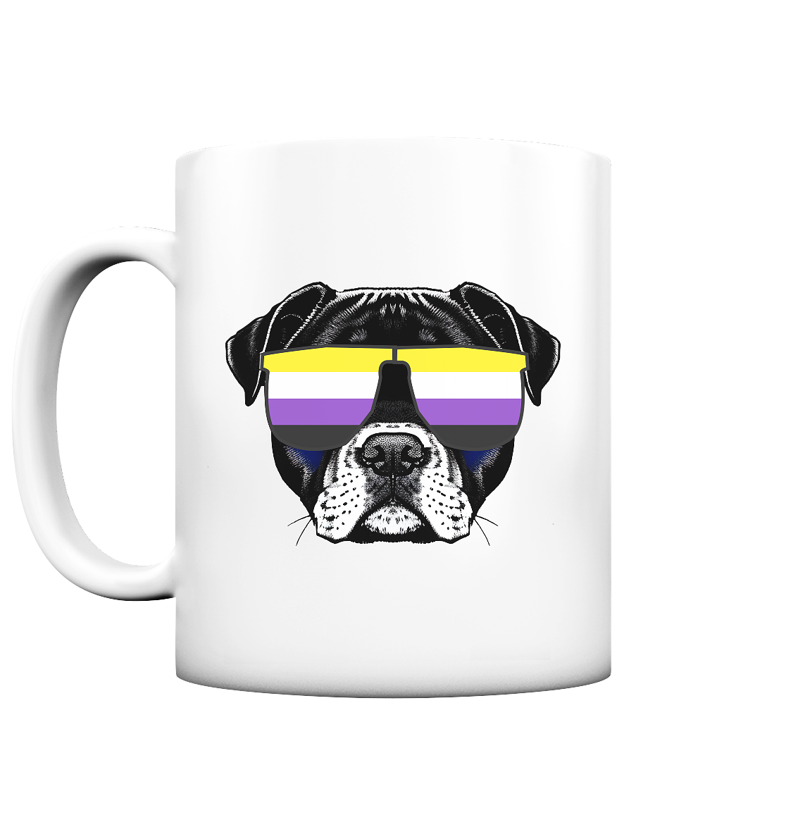 Nonbinary Doggo - Tasse matt