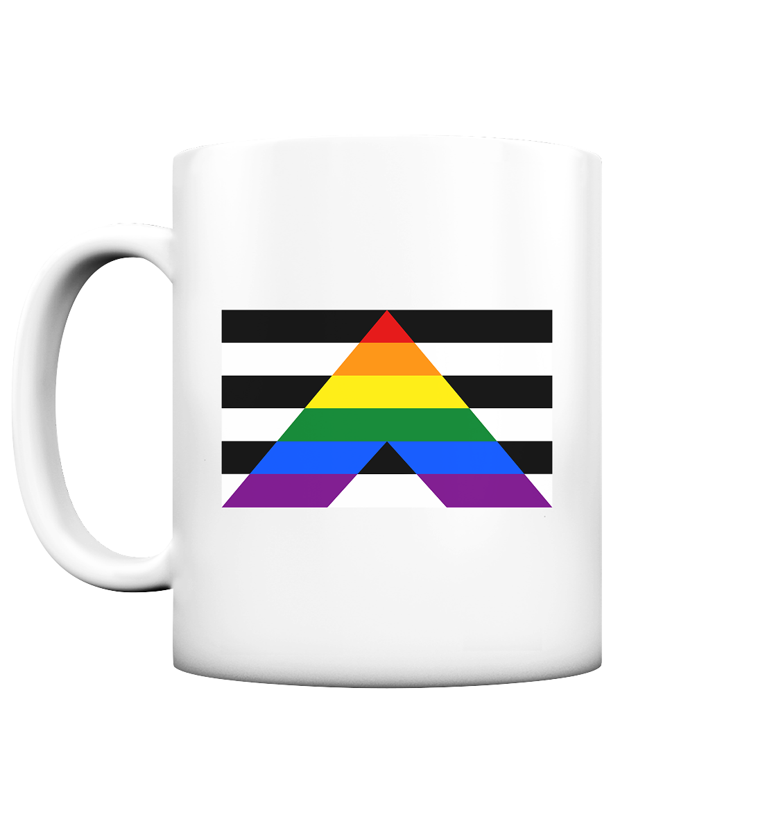 Straight Ally Pride Flag - Tasse matt