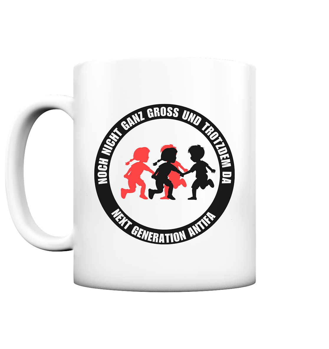 Noch nicht ganz gross und trotzdem da: Next Generation Antifa - Tasse matt