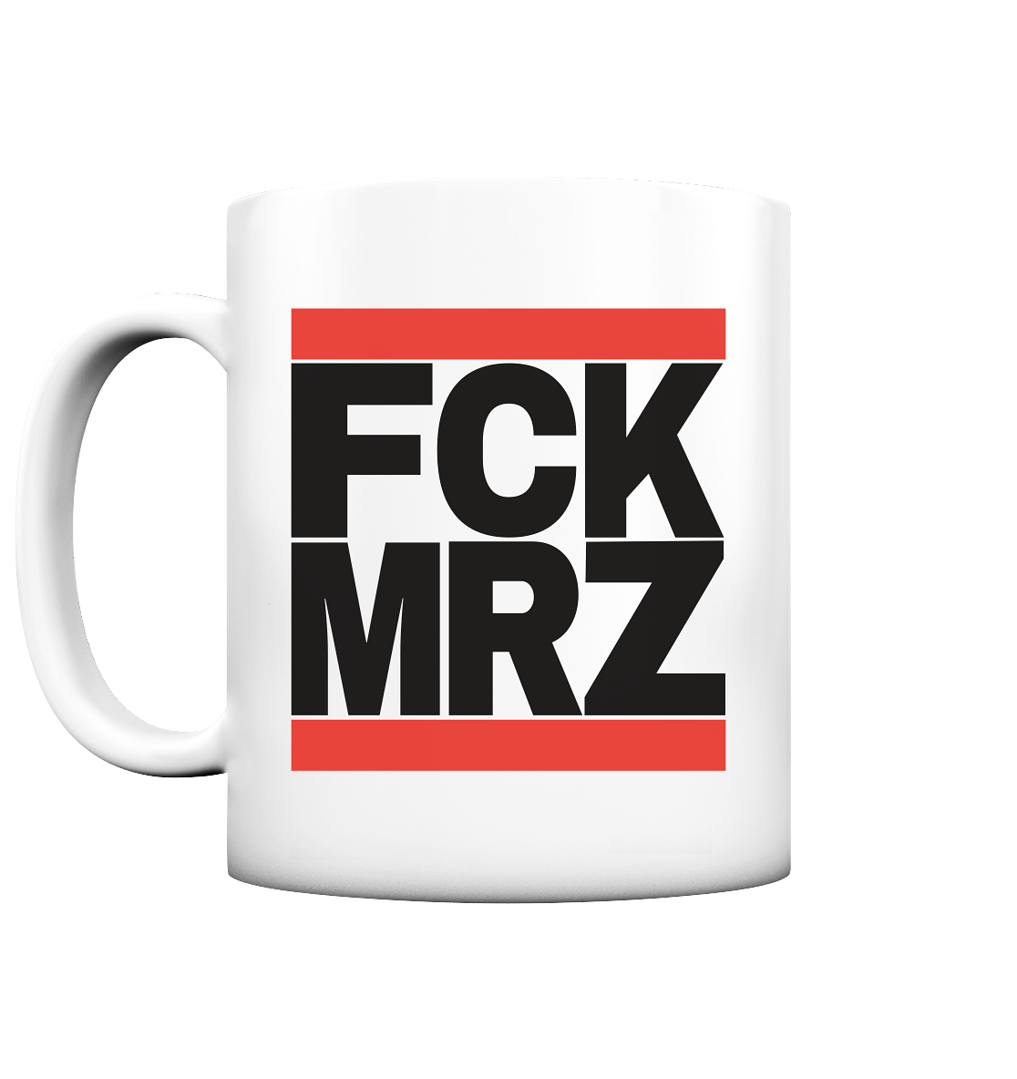 FCK MRZ (schwarze Schrift) - Tasse matt