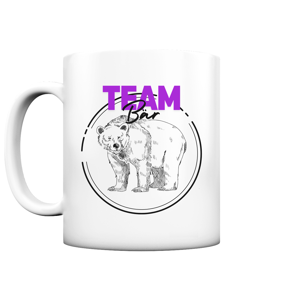 Team Bär Backprint Tasse (matt)