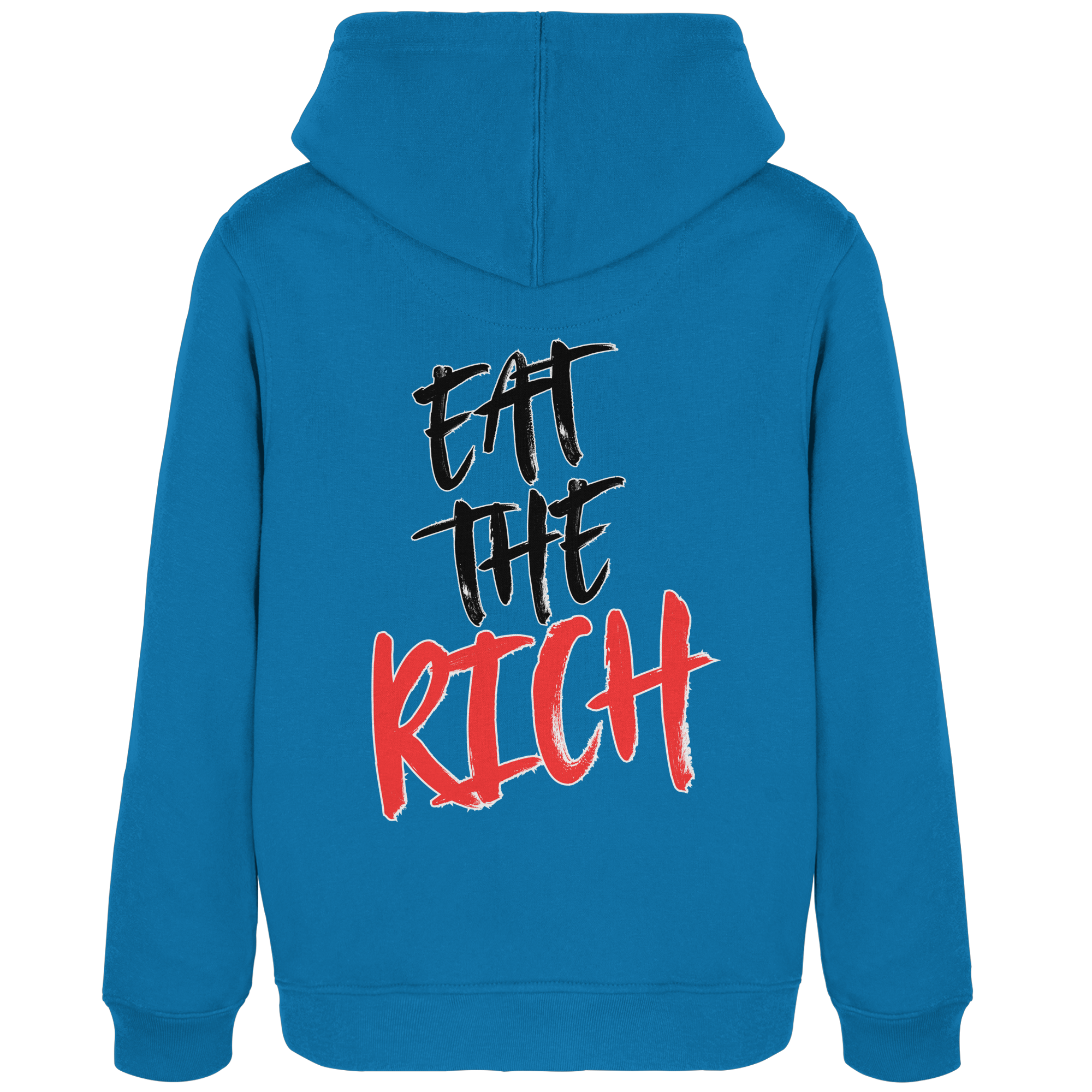 Eat the Rich "Skull Edition" Backprint - Womens Organic Hoodie B&C