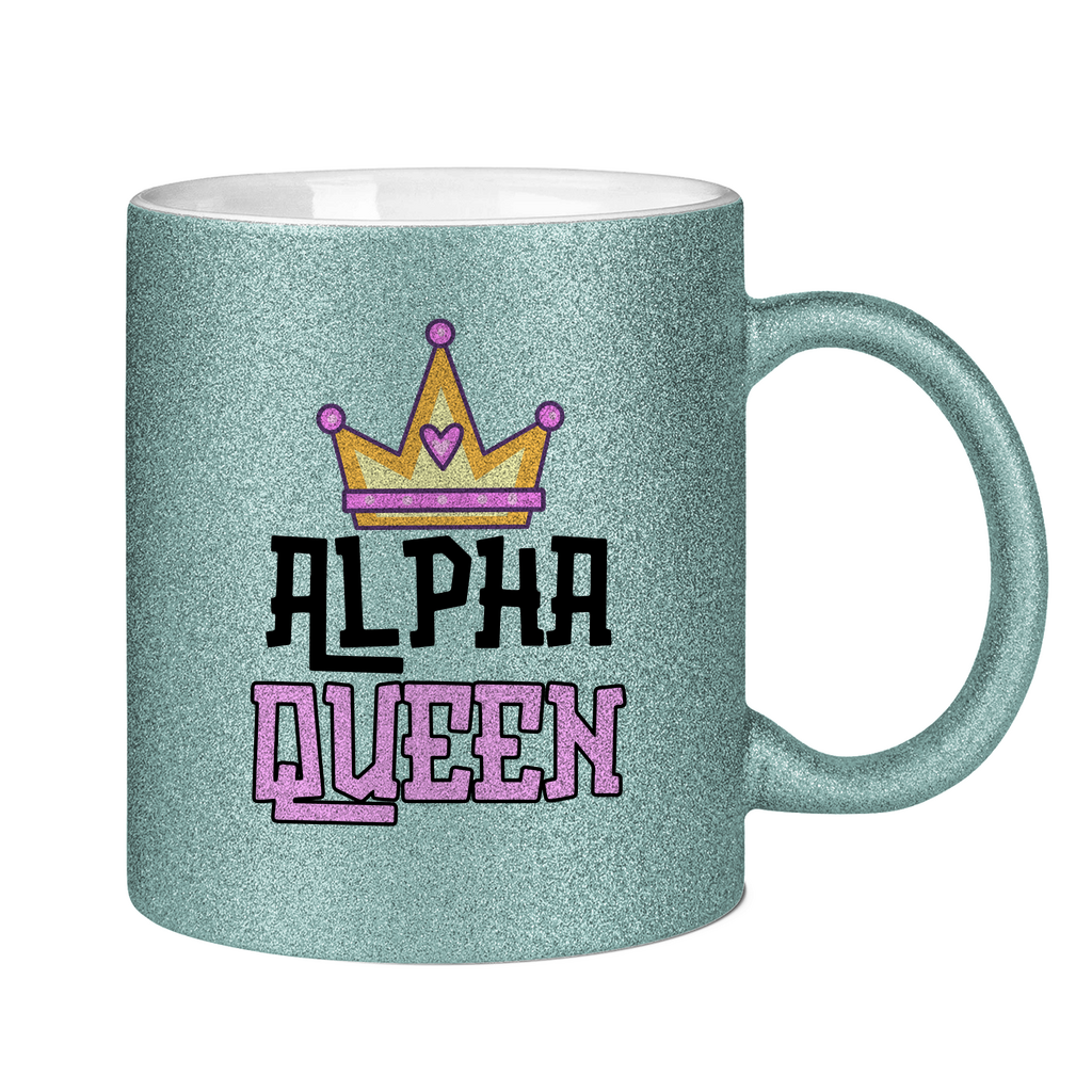 Alpha Queen Tasse (glitzern)