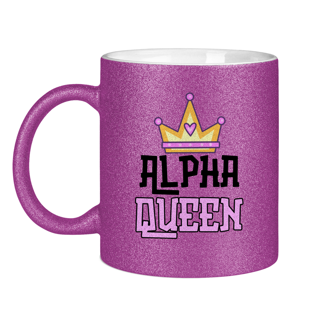 Alpha Queen Tasse (glitzern)