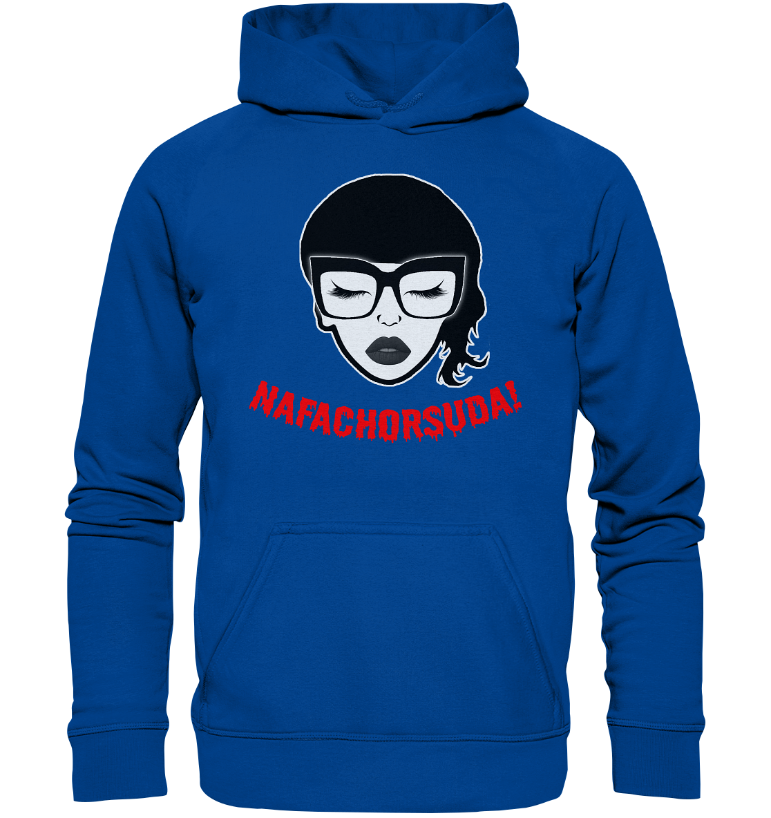 Nafachorsuda! Rote Schrift Hoodie