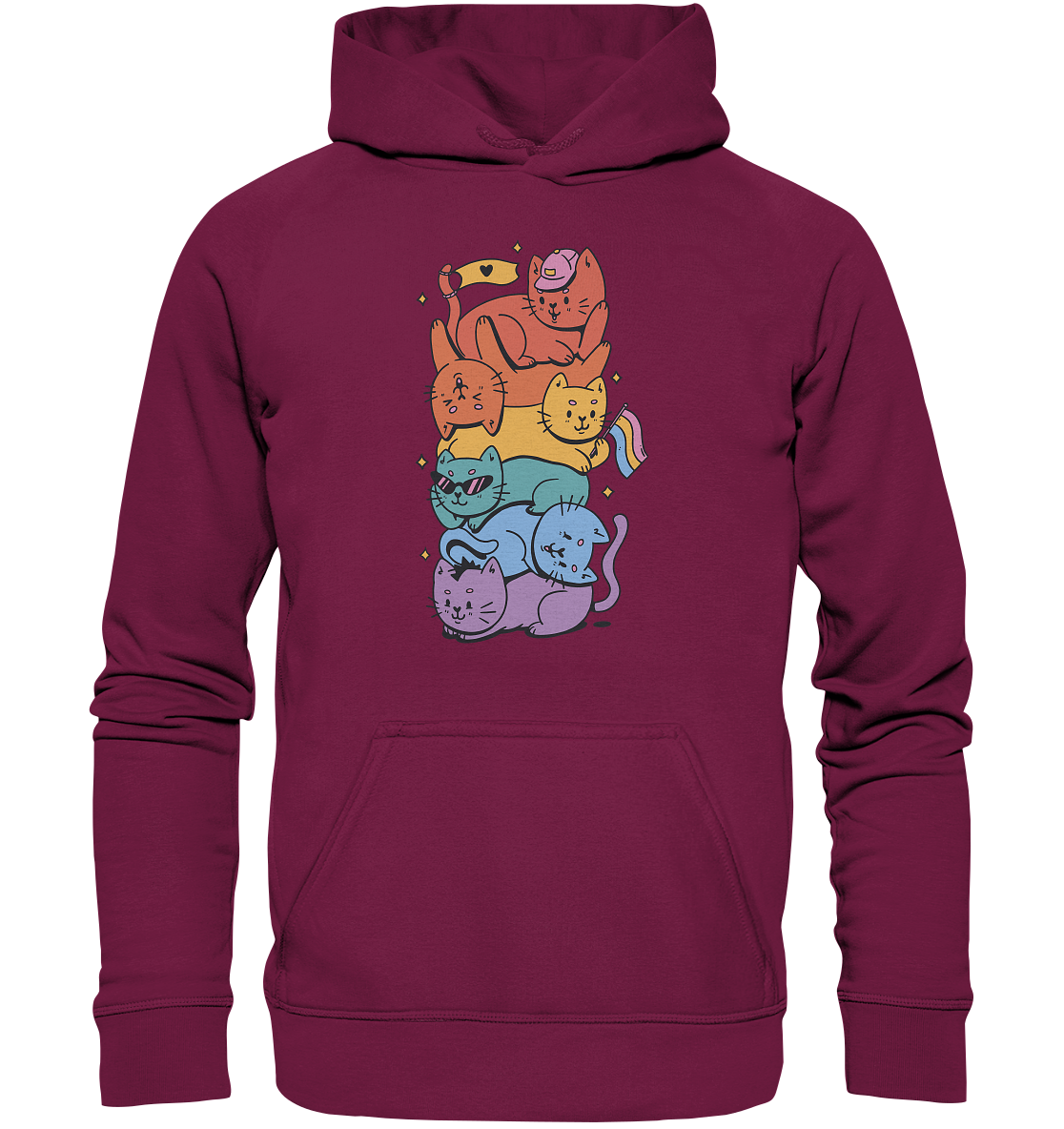 LGBTQ+ Katzen Hoodie