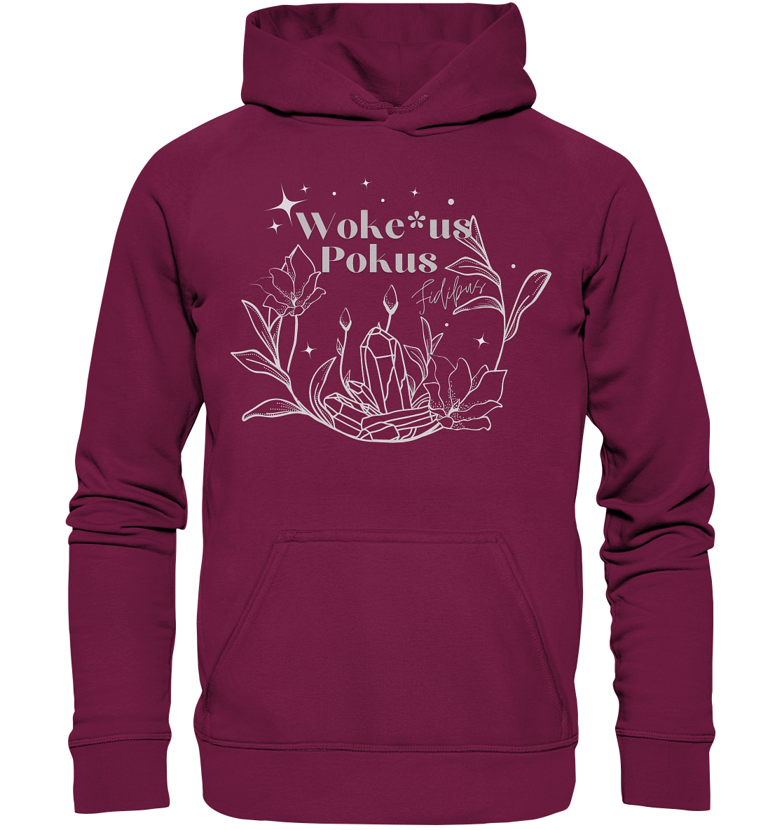 Woke*us Pokus (weiße Schrift) Hoodie