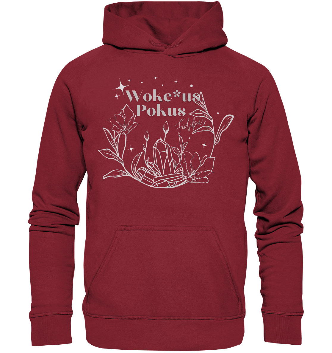 Woke*us Pokus (weiße Schrift) Hoodie