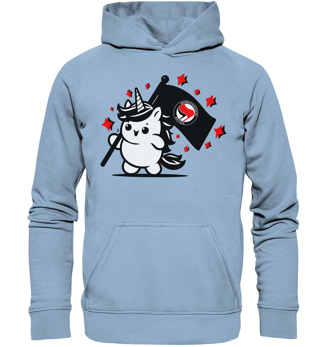 Einhorn Antifa Hoodie